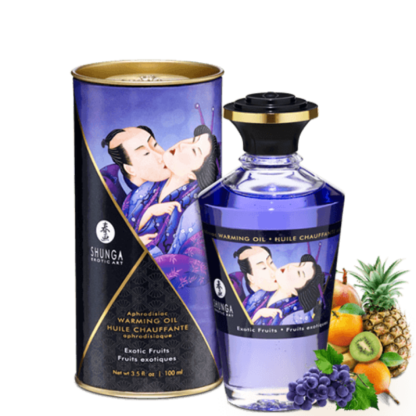 SHUNGA 熱帶水果熱感按摩油5