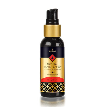 Natural Water-Based Personal Moisturizer - Strawberry 2 Fl. Oz. Bottle