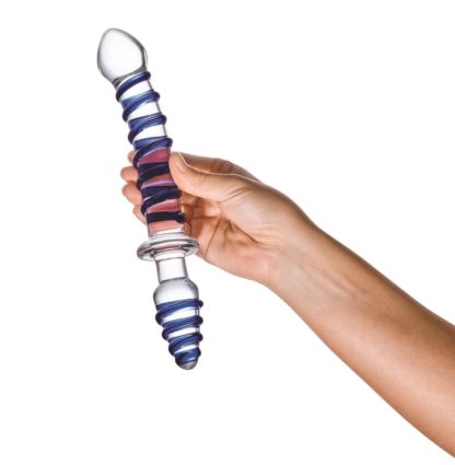 10 Mr. Swirly Double Ended Glass Dildo & Butt Plug2