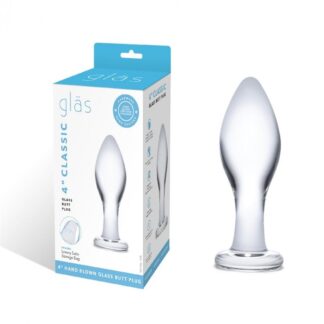 4 Classic Glass Butt Plug