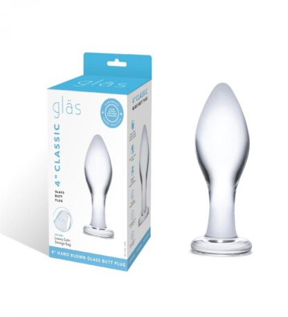 4 Classic Glass Butt Plug