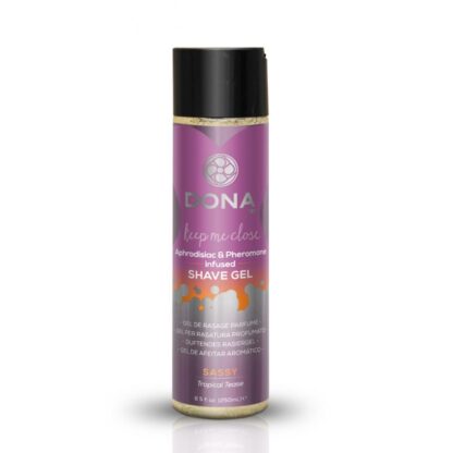 Dona Intimate Shave Gel Sassy - Tropical Tease 8.5 Floz 250 Ml