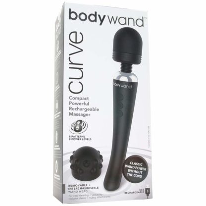 Bodywand 9 CurveRechargeable Massager Black2