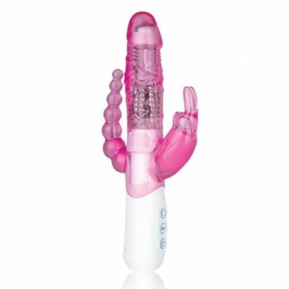 美國Hustler – 雙頭兔子型旋轉式珠子振動器2