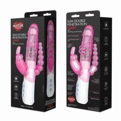 美國Hustler – 雙頭兔子型旋轉式珠子振動器3