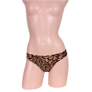 付け心地抜群ハイレグTバック ベージュ アニマル