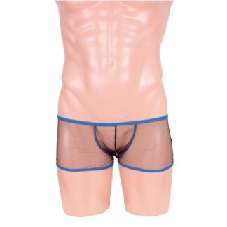 透けて見えちゃうぞフィットトランクス ブラックブルー