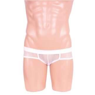 逞しさを強調メッシュフルバック ホワイト