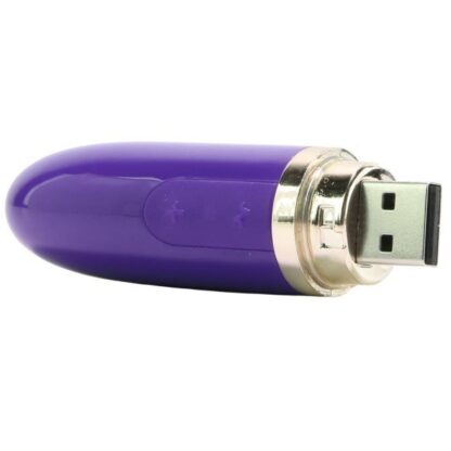 Frederick's Of Hollywood ~ Rechargeable Lipstick Vibe - Purple3