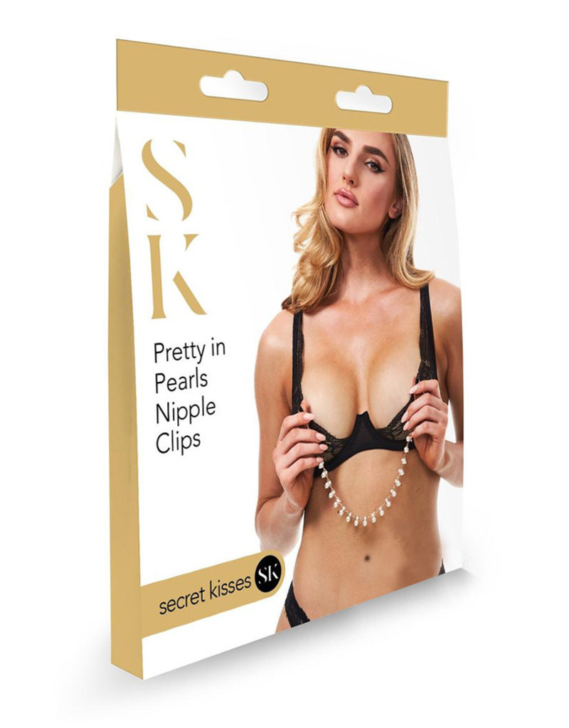 Secret Kisses – Pretty in Pearls Nipple Clips Secret Kisses – Pretty in Pearls Nipple Clips