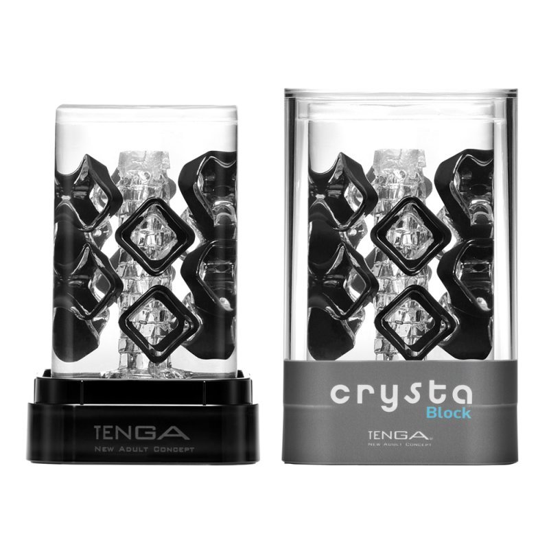 TENGA Crysta Block 冰磚-飛機杯2 TENGA Crysta Block 冰磚-飛機杯2