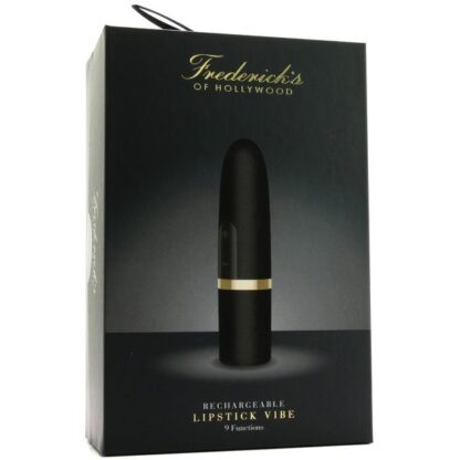 美國- Frederick’s Of Hollywood Rechargeable Lip Stick Vibe -唇膏震動器 -黑色5