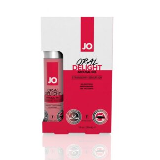 Jo Oral Delight - Strawberry - Stimulant (Water-Based) 1 Floz 30 Ml