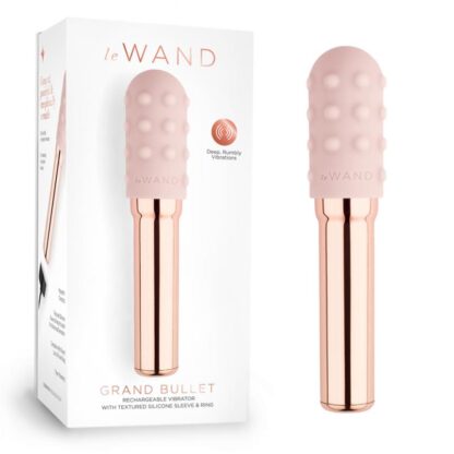 le WAND - 充電式強力震動器 GRAND BULLET 玫瑰金6
