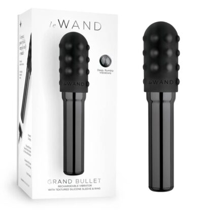 le WAND - 充電式強力震動器 GRAND BULLET 黑色6