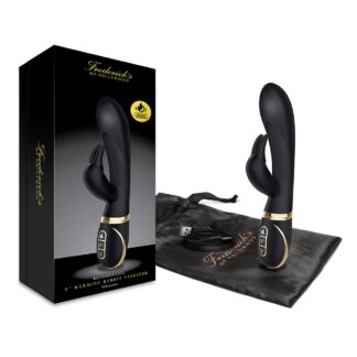 美國-Frederick’s of Hollywood- 9Warming Rabbit Vibrator 發熱兔子G點按摩棒-Black 黑色