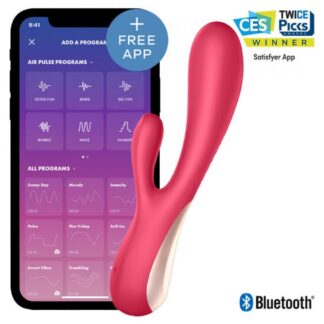 Satisfyer Mono Flex APPS遙控震動棒 紅色