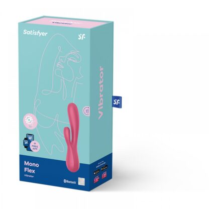 Satisfyer Mono Flex APPS遙控震動棒 紅色2