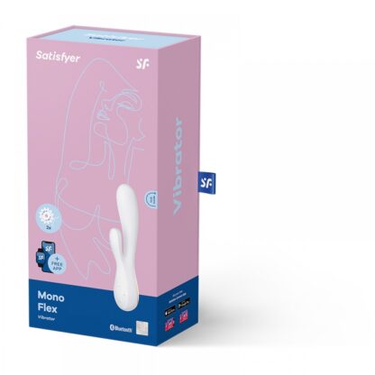 Satisfyer Mono Flex 手機遙控震動棒-白色2