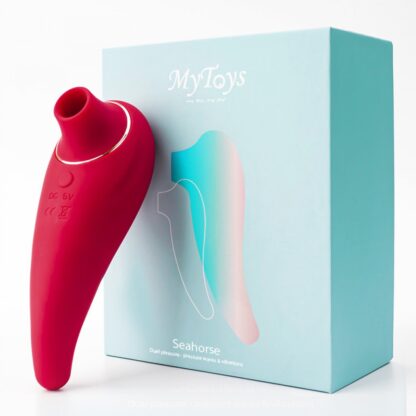 MYTOYS SEAHORSE 乳頭陰蒂吸吮器 – 紅色