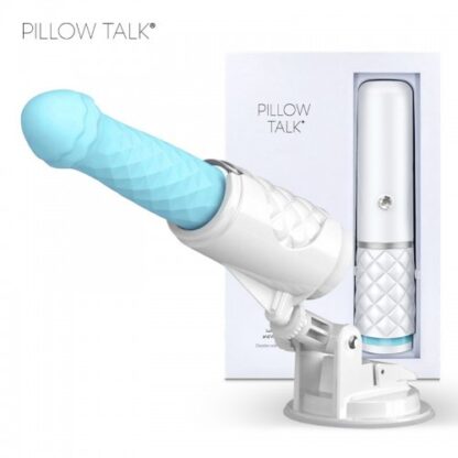 Pillow Talk Feisty 俊美私密便攜伸縮棒 (藍色)