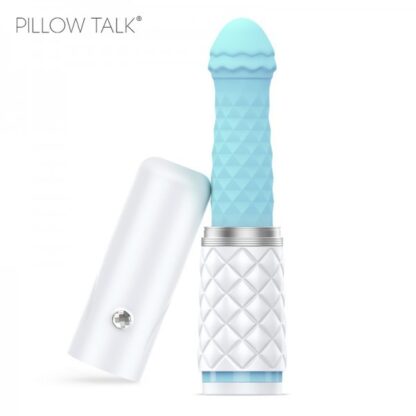 Pillow Talk Feisty 俊美私密便攜伸縮棒 (藍色)3